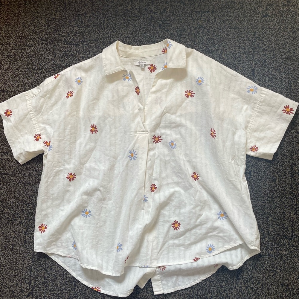 Light and flowy Madewell shirt